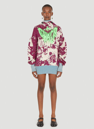 Vivienne Westwood Bruegel 高领针织衫 红 vvw0350008