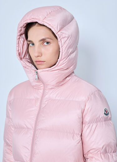 LN-CC® - Moncler: Feligule Hooded Short Down Jacket - Pink Moncler Feligule Hooded Short Down Jacket Pink mon0266006