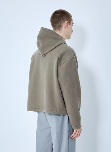 RIER Fleece Hooded Sweatshirt Beige rrr0160009