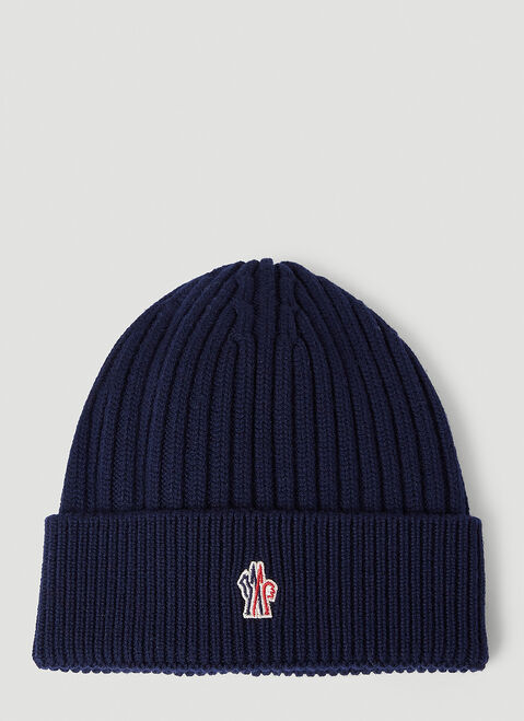 Moncler Grenoble ウールニットビーニーハット レッド mog0153013