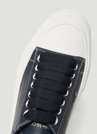 Alexander McQueen Deck Plimsoll Sneakers Blue amq0148024