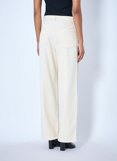 LN-CC® - RÓHE: Bruun - Signature Baggy Corduroy Pants - Cream RÓHE Bruun - Signature Baggy Corduroy Pants Cream roe0265020