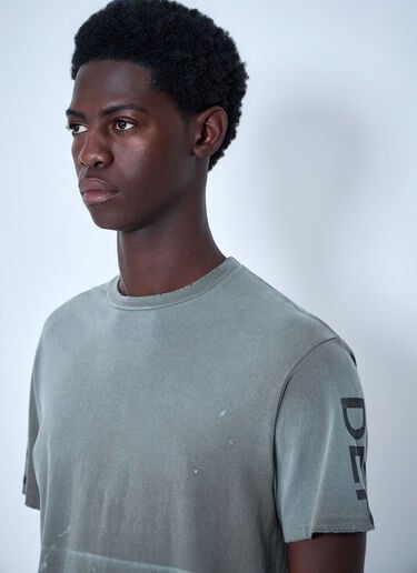 Gallery Dept. Distressed T-Shirt Grey gdp0163003