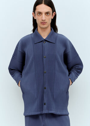 Homme Plissé Issey Miyake Monthly Colors: February Pleated Shirt Black hmp0156015