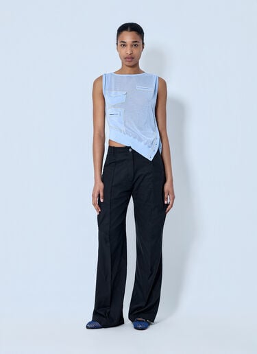 Kiko Kostadinov Kreiner Knit Top Blue kko0264008