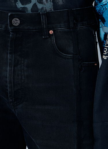 Vetements Reconstructed Jeans Black vet0162008
