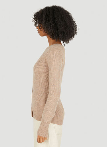 La Maille Pau Cardigan Jacquemus La Maille Pau Cardigan Beige jac0250114