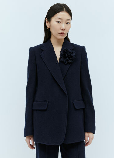 Chloé Buttonless Tailored Blazer Navy chl0255006