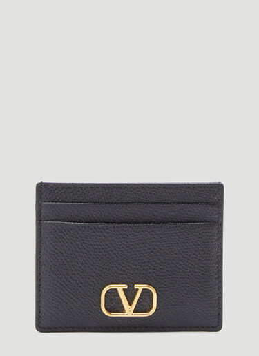 Valentino VLogo Card Holder Black val0243037