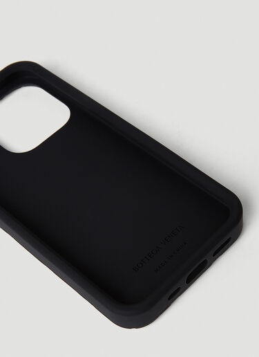 Bottega Veneta Intreccio iPhone 14 Pro Case Black bov0151104