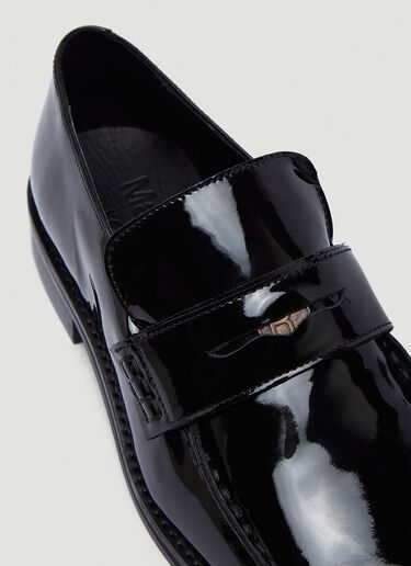 Roxy Patent Loafers Martine Rose Roxy Patent Loafers Black mtr0243005