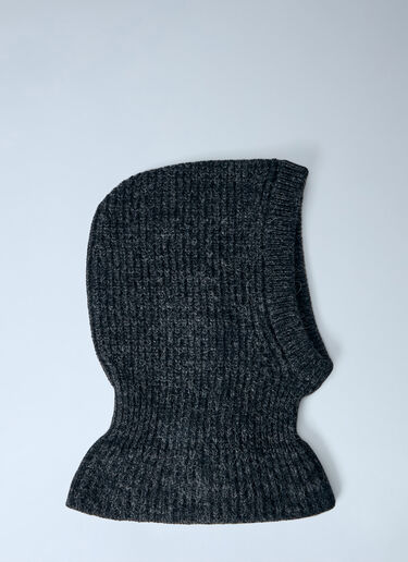 LN-CC® - Lemaire: Yak Alpaca Hood - Dark Grey Lemaire Yak Alpaca Hood Dark Grey lem0166025