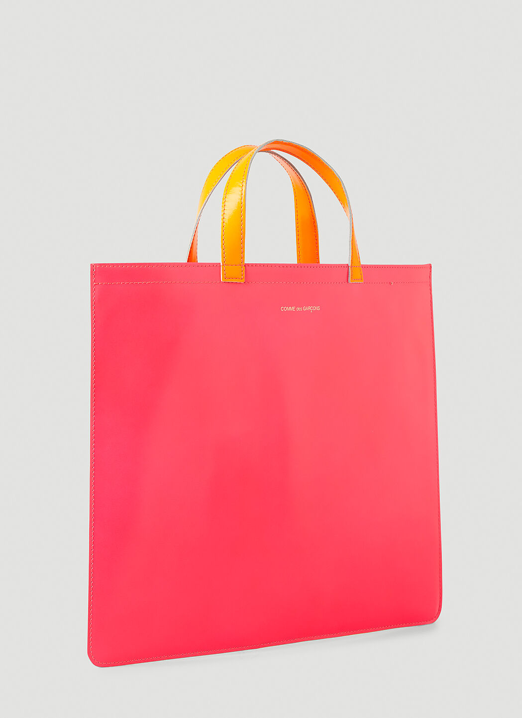 Comme Des Garcons Wallet Fluo Tote Bag in Pink LN CC