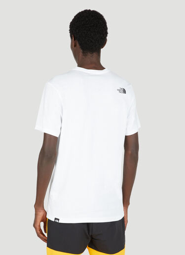 The North Face 徽标印花 T 恤 白色 tnf0154002