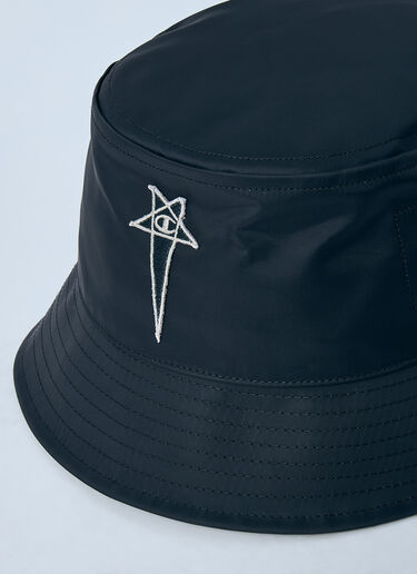 Logo Motif Bucket Hat Rick Owens x Champion Logo Motif Bucket Hat Black roc0161008