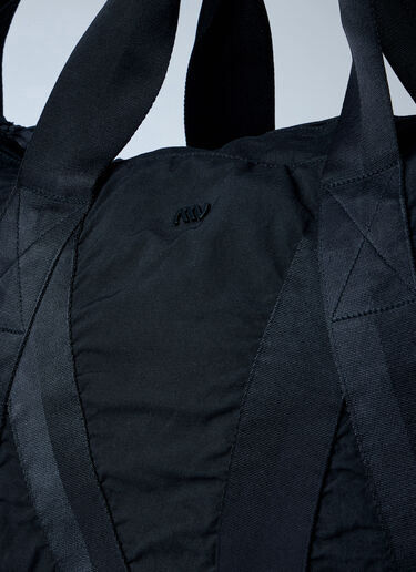 Logo Motif Duffel Bag Massimo Osti Studio Logo Motif Duffel Bag Black mao0164003