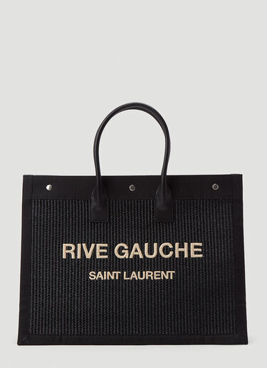 Saint Laurent 리브 고슈 라피아 토트백 베이지 sla0143058