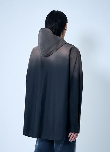 Balenciaga Hooded Shirt Black bal0163011