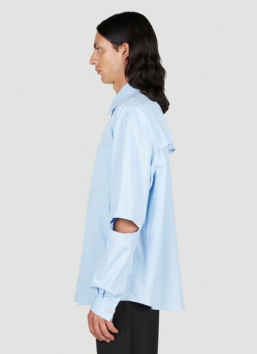 Gucci Convertible Sleeve Shirt Blue guc0153051