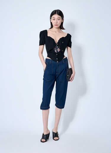 Vivienne Westwood Denim Shorts Blue vvw0260002