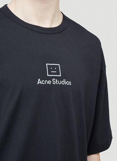 Acne Studios Extorr Reflective Face T-Shirt Black acn0343009