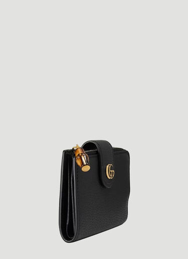 Gucci Logo Plaque Wallet Black guc0252110