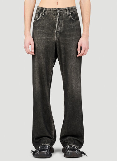 Balenciaga Trompe L'Oeil Pants Black bal0353004