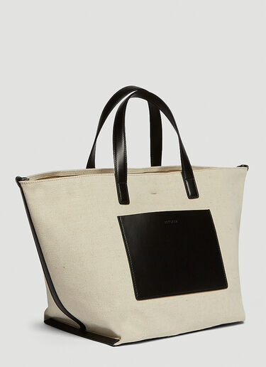 Jil Sander Wander Small Tote Bag White jil0247023