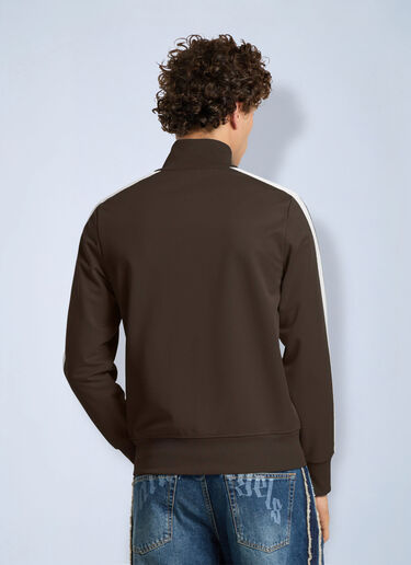 LN-CC® - Palm Angels: Classic Logo Track Jacket - Brown Palm Angels Classic Logo Track Jacket Brown pma0166280