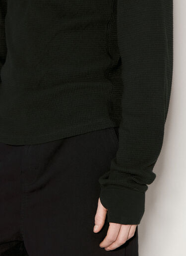 Entire Studios Thermal Long Sleeve T-Shirt Black ent0155041