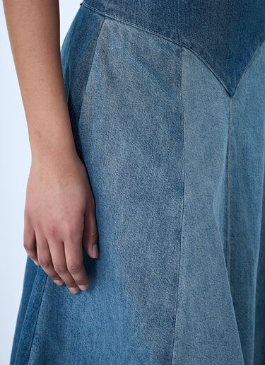 Levi's Paneled Denim Midi Skirt Blue lvs0264006