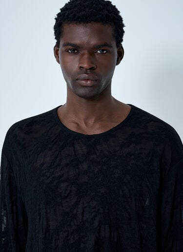 Double Lock U Sweater Our Legacy Double Lock U Sweater Black our0163003