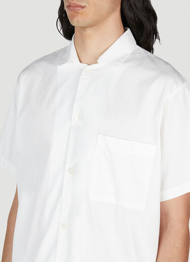 Tekla 经典短袖睡衣衬衫 白色 tek0353012