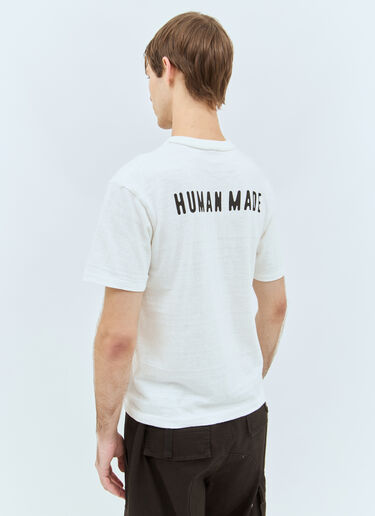 Logo Print T-Shirt Human Made Logo Print T-Shirt White hmd0158002