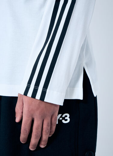 Y-3 U GFX Polo Shirt White yyy0160027