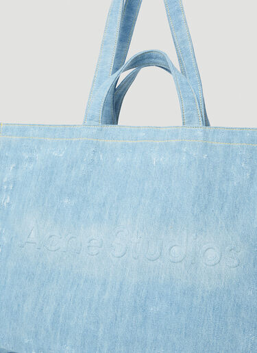 Acne Studios Logo Shopper Tote Bag Light Blue acn0152072