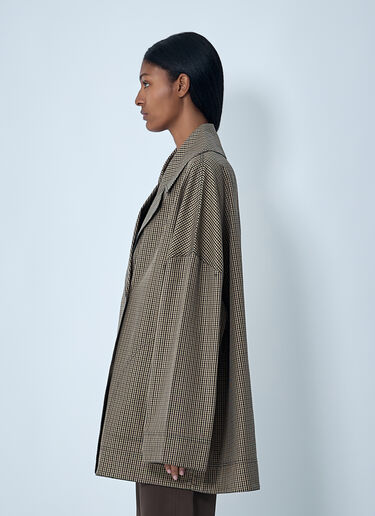 TOTEME Herringbone Cotton Jacket Beige tot0262023