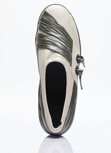 Wrinkled Slip-On Shoes Kiko Kostadinov Wrinkled Slip-On Shoes Beige kko0156017
