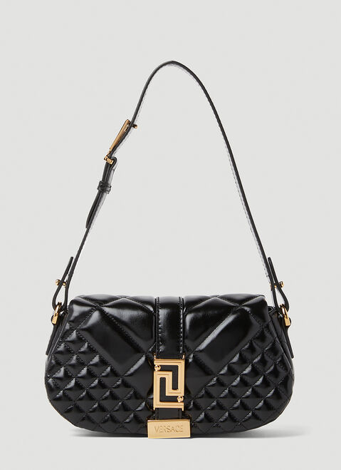 Balenciaga Greca Goddess Mini Shoulder Bag Black bal0254068
