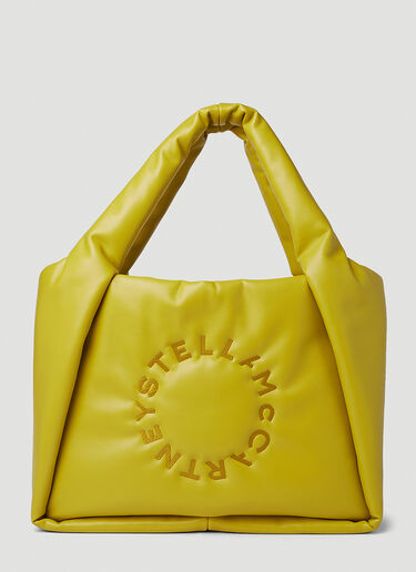 Stella McCartney Circle Logo Padded Tote Bag Yellow stm0251038