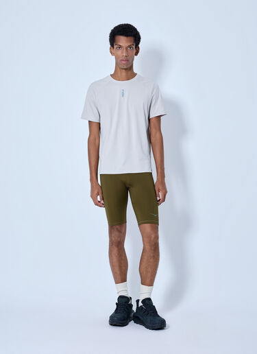 HOKA Novafly Half Tight Shorts Green hok0165036