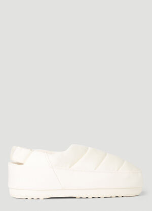 Moon Boot Evolution Flat Shoes Cream mnb0351005