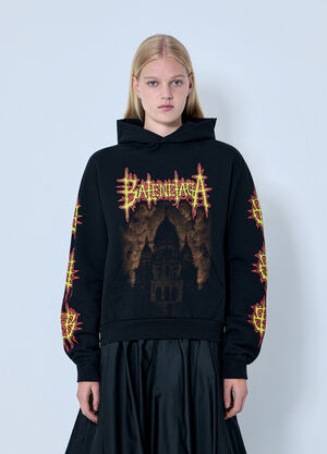Balenciaga Medium Fit Hoodie Black bal0264001