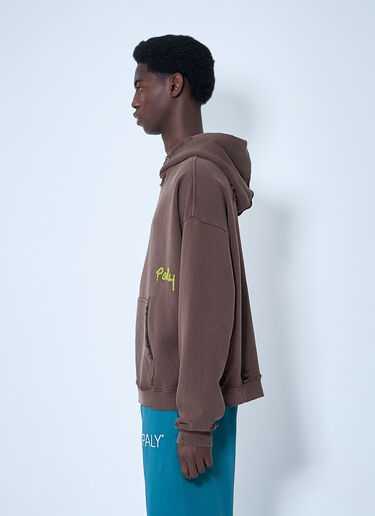 Paly Blank Hooded Sweatshirt Brown pal0160004