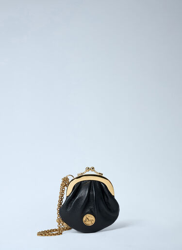 Chloé Micro Horse Coin Purse On-Chain Black chl0262050