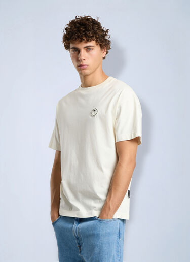LN-CC® - Palm Angels: Palm Tree Regular Tee - White Palm Angels Palm Tree Regular Tee White pma0166098