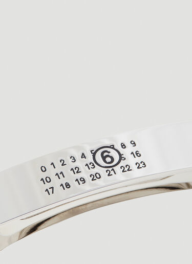 MM6 Maison Margiela 徽标发夹 银色 mmm0253042