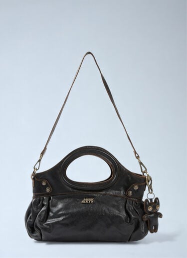 Miss Sixty x KNWLS Distressed Handbag Black msk0263005