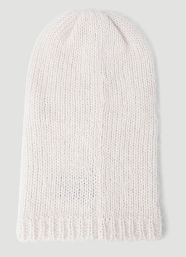 Raf Simons Logo Patch Knit Balaclava Light Pink raf0150022