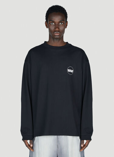 Boiler Room Logo Long Sleeve T-Shirt Black bor0153002